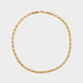 6MM FLAT BYZANTINE CHAIN - GOLD